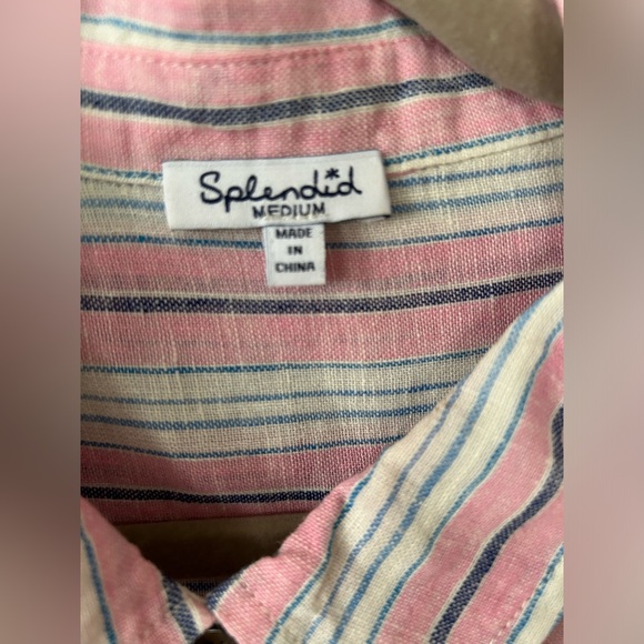 Splendid Linen Button Down Shirt - Picture 6 of 7